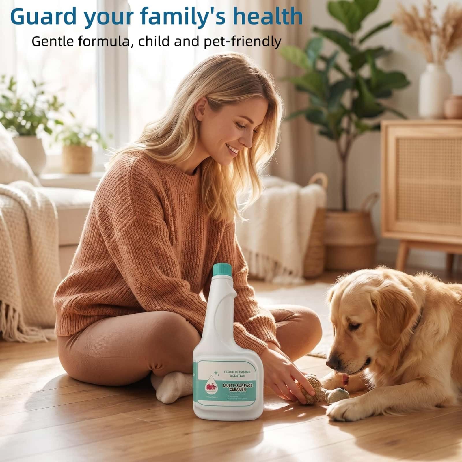 Compatible con eufy Robots Aspiradores, Limpiador for Pisos Duros 473mlX5, Proporción 1:200, Aroma Rosa Magnolia, Elimina Manchas Difíciles, Baja Espuma, Seguro for Niños y Mascotas