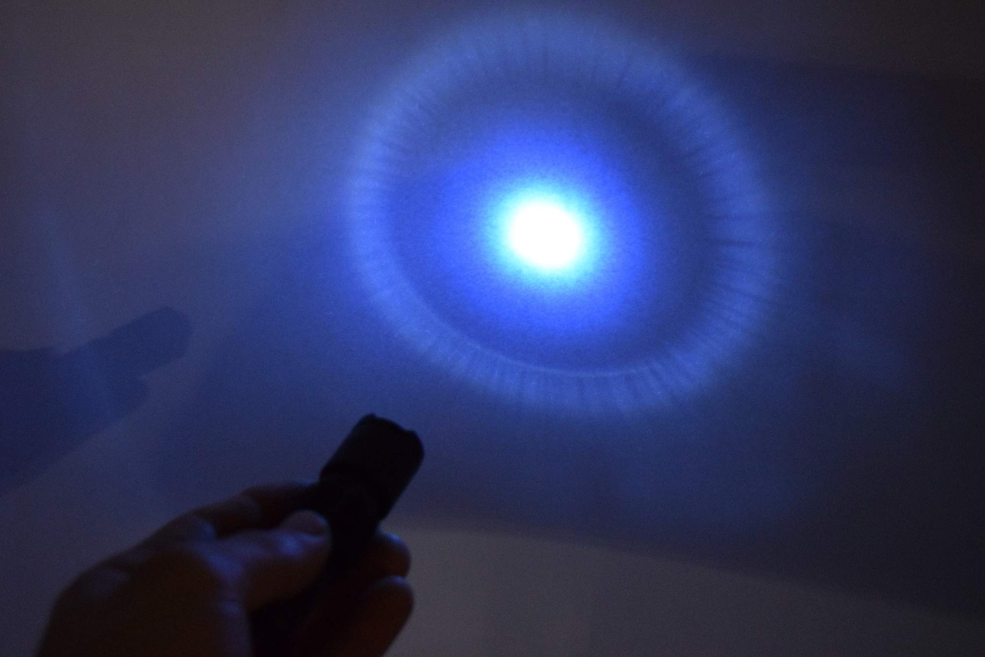 Gemstone Mineral Inspection HQRP 365nm 3W LED Blacklight Flashlight ...