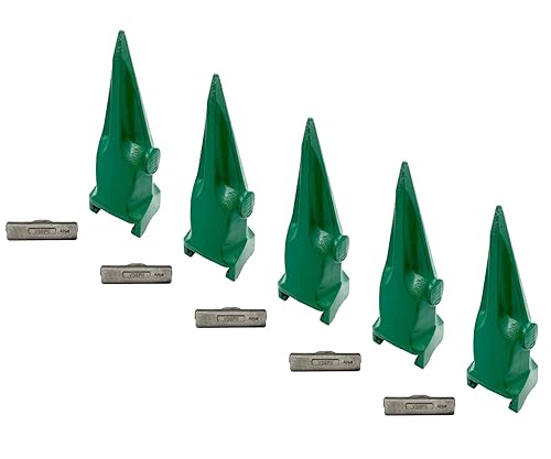 Miniatura 9 de Cubo de excavadora solo Tiger Rock dientes wPins, compatible con ESCO Super V39 Series - V39VY (7)