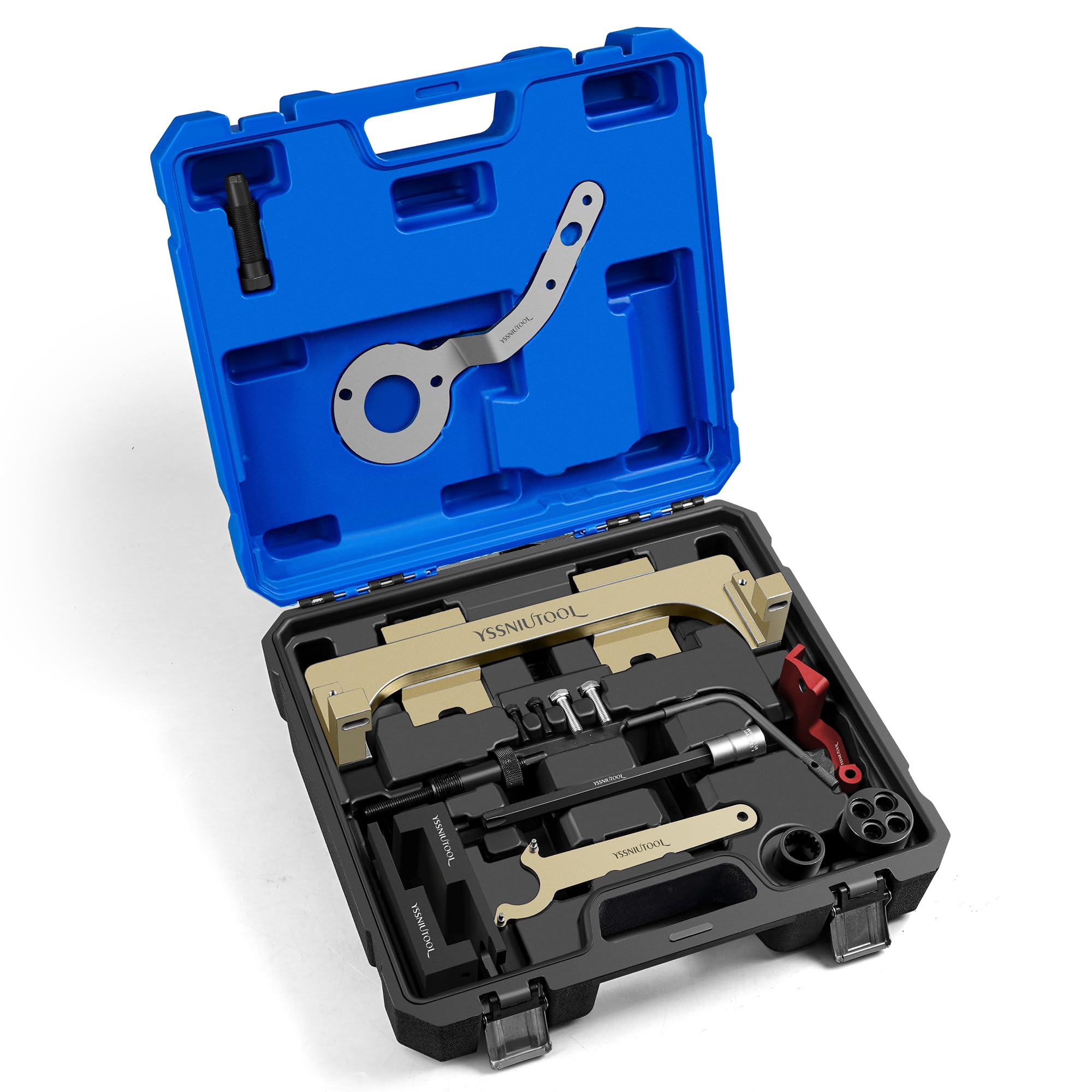 Camshaft Locking Tool Engine Timing Kit Compatible with BMW B36 B37 B38 B46 B47 B48 B58 Compatible with BMW Mini F20 F21 F30 F31 F48 F54 F55 F60 G20 G30 with T60 Socket Vanos Solenoid Valve Remover