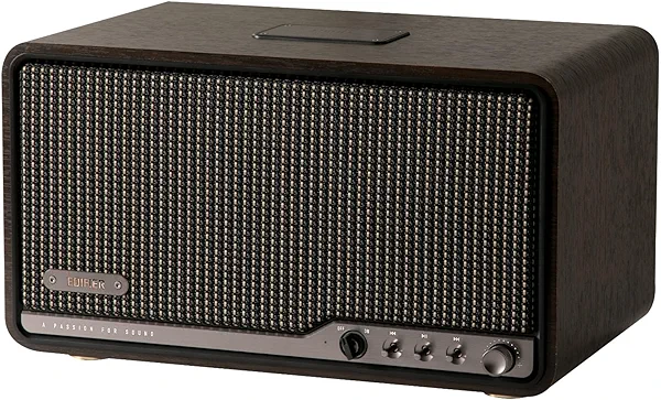 Edifier S300 Hi-Fi Tabletop Speaker, Hi-Res Audio LDAC for Wireless Multi-Room & Stereo Pairing, 80W Power Works with AirPlay 2 Bluetooth 5.4 USB-C AUX Inputs, Retro Design with Remote - Black
