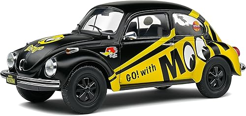 Solido Escala 1:18 Volkswagen Beetle 1303 - GO con Luna - 1974