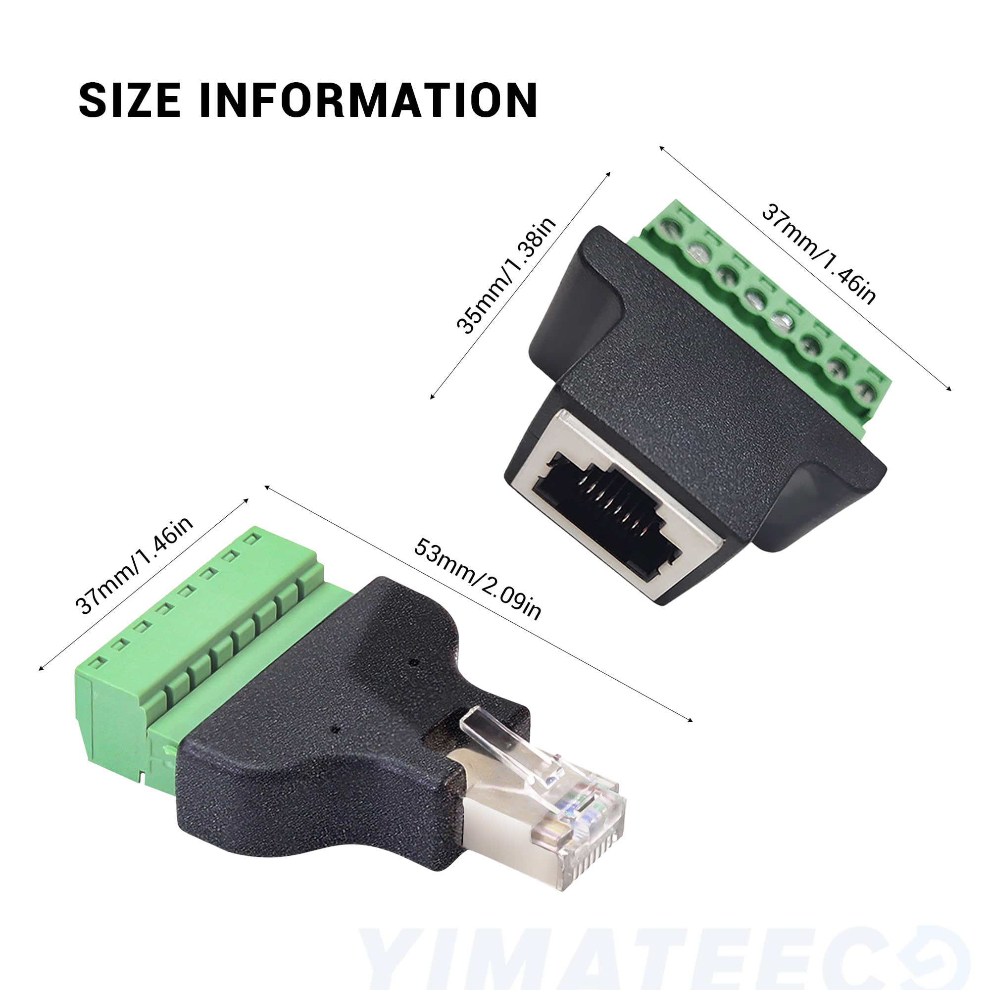 YIMATEECO RJ45 Screw Terminal Adapter - Image 3