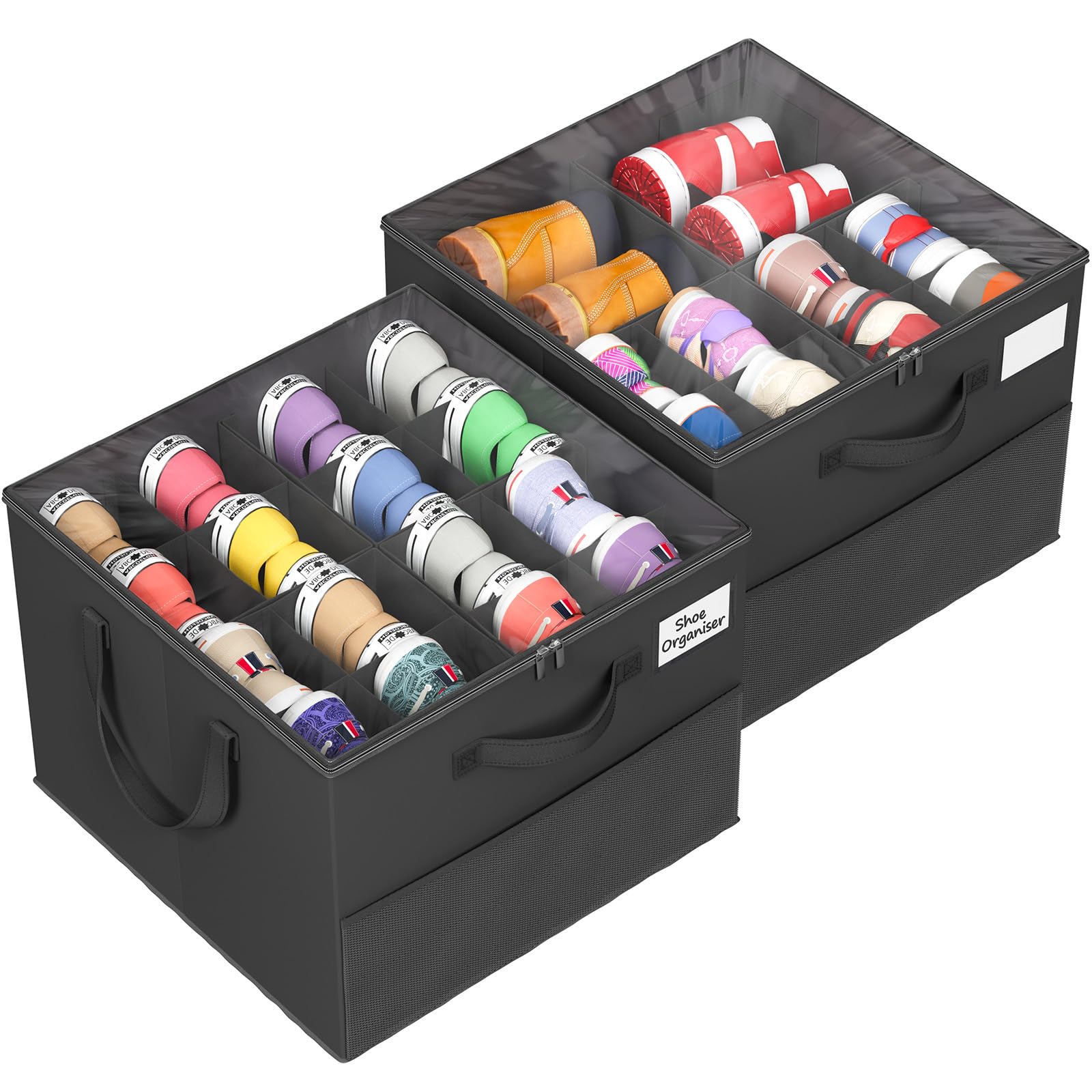 NestOrganix 2 Pack Shoe Organizer - clothing and closet storage | Mubboo