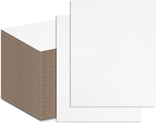 Golden State Art 50 Pack 16x20 Inch Corrugated Cardboard Sheets