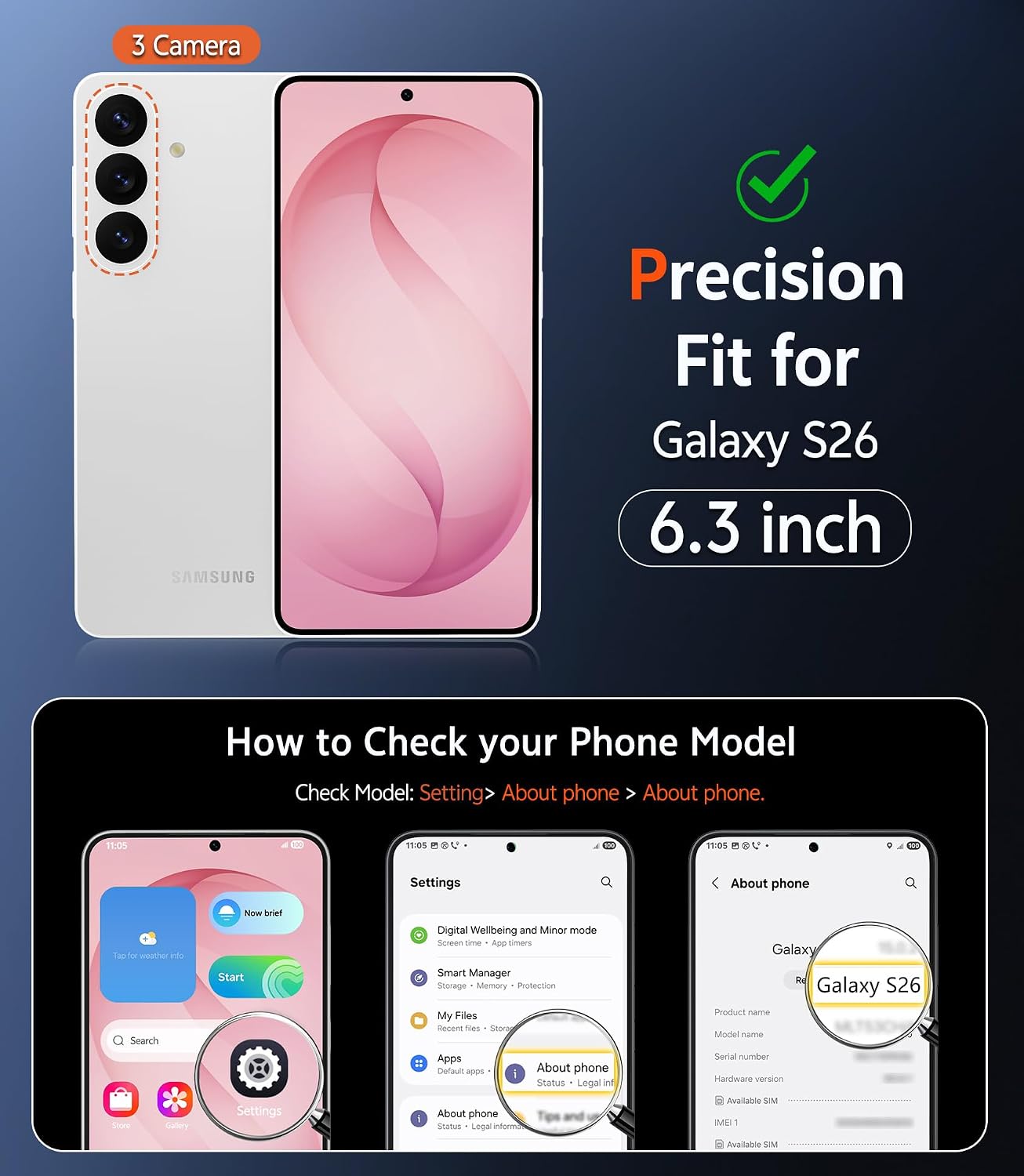 FNTCASE for Samsung Galaxy S26 Case: Magnetic Matte Phone Cases with Screen Protector Drop Proof Compatible with Magsafe Slim Rugged Shockproof Protective Translucent Cell Cover (C-Frosted Pink)