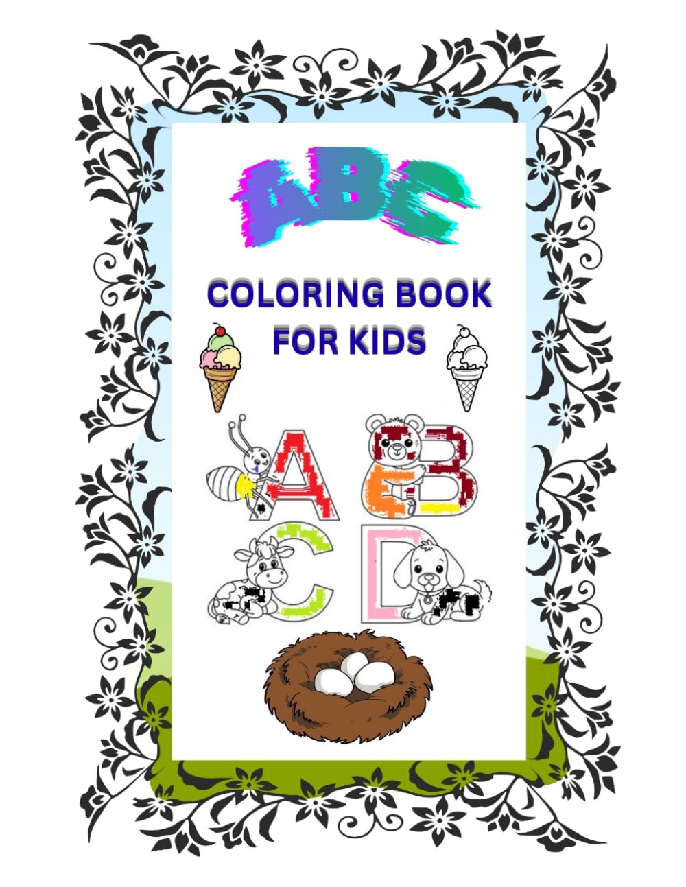 ABC Coloring book for kids: ABC learning book for kids (COLORING AND SHAPE)