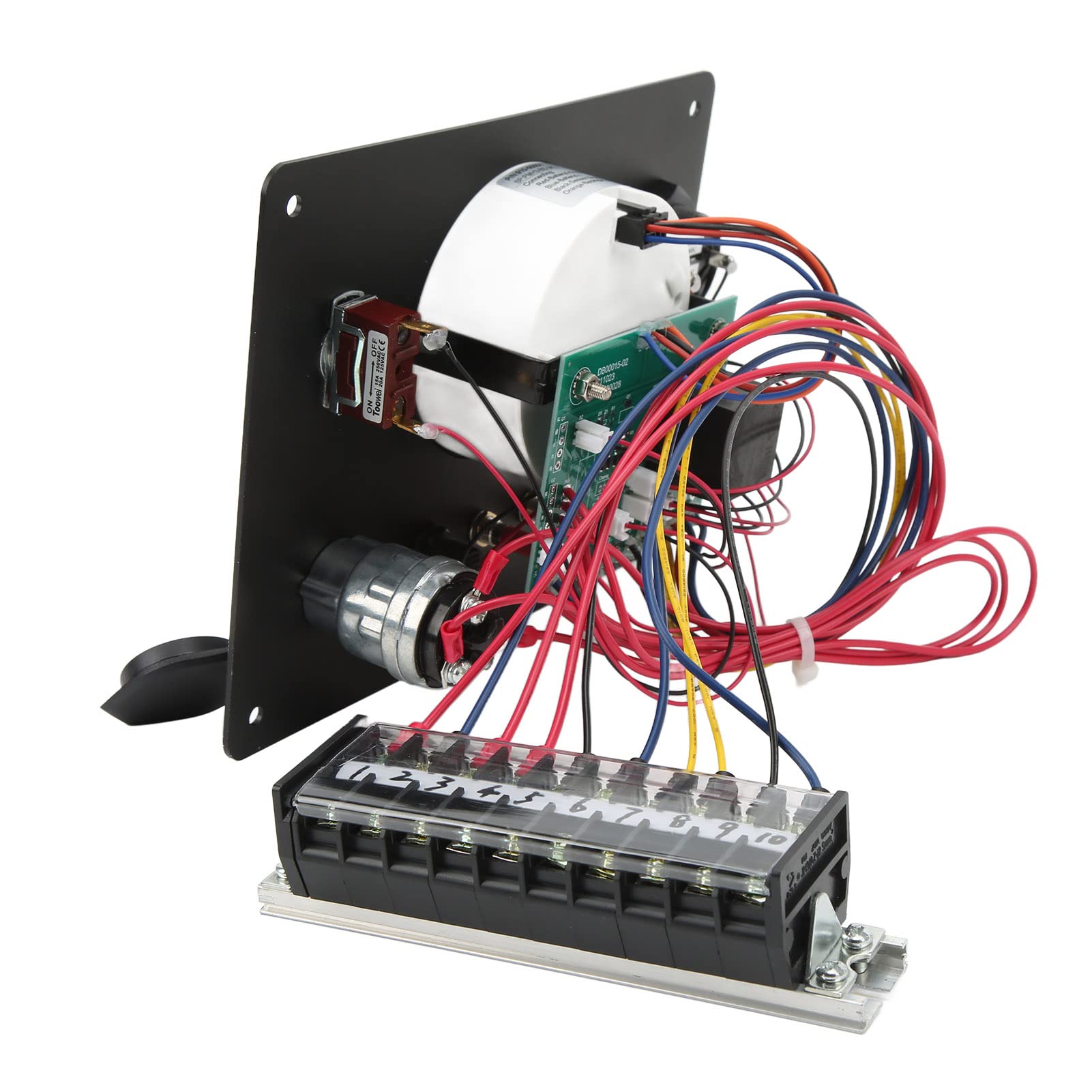Aramox Tacómetro de Motor Marino Panel de Instrumentos de Aleación de Aluminio Velocímetro Multifunción 0 a 3000 RPM 24 V con Alarma de Temperatura de Agua de Presión de Aceite para Barco de Yate RV