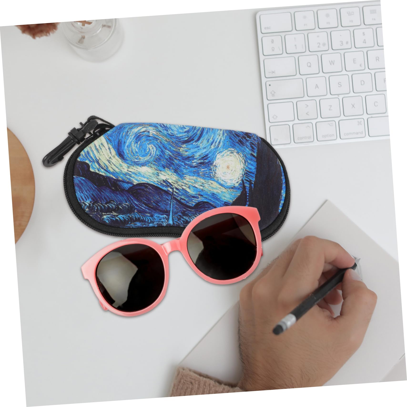 10piezas Estuche De Gafas Portátil Organizador De Gafas Retro y Para y Almacenamiento De Lentes Para Hombres y Mujeres