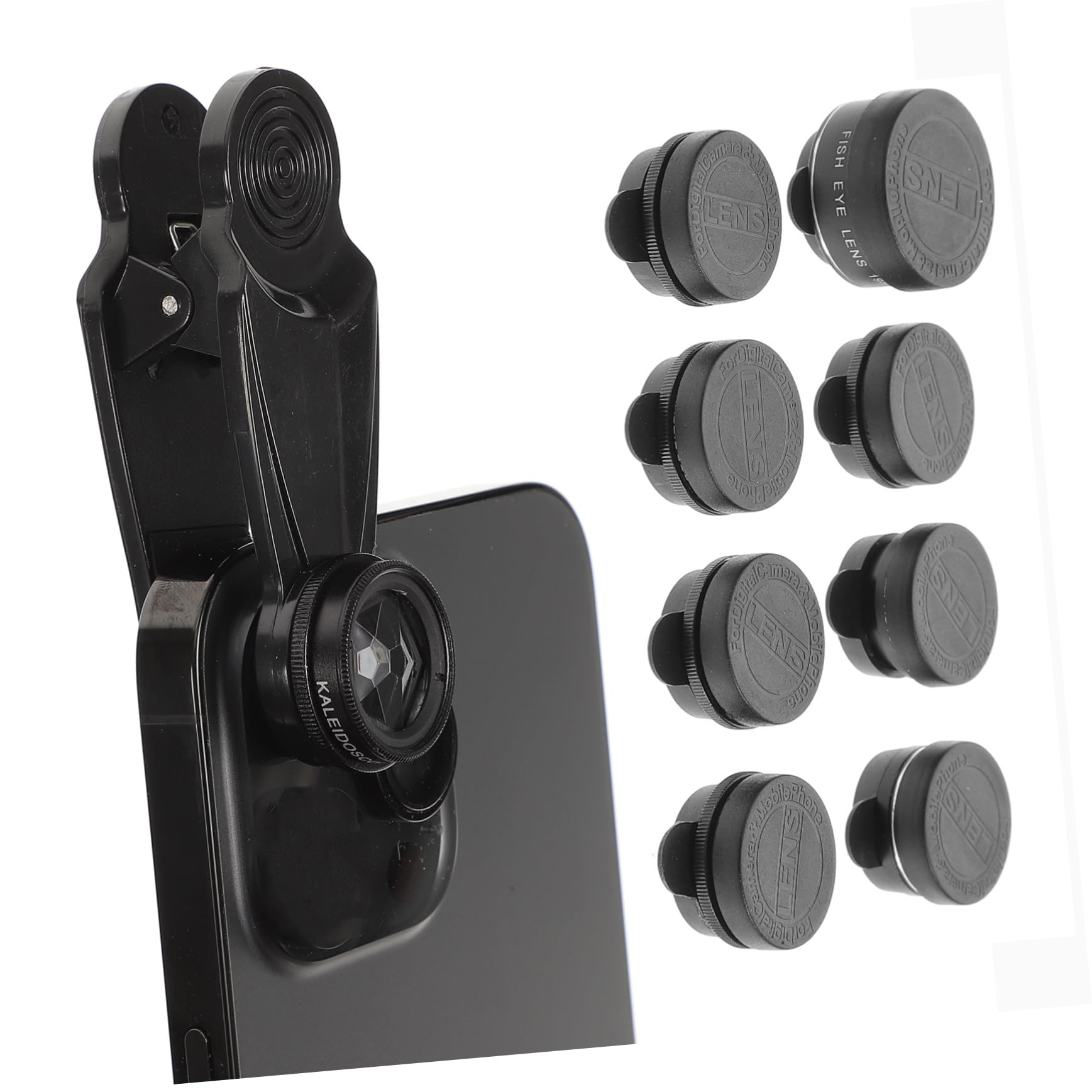NUOBESTY Per Fotocamera Del Telefono Kit Grandangolare e Fisheye Adatto Per Macro e Teleobiettivo Include Cpl Per Scatti Professionali