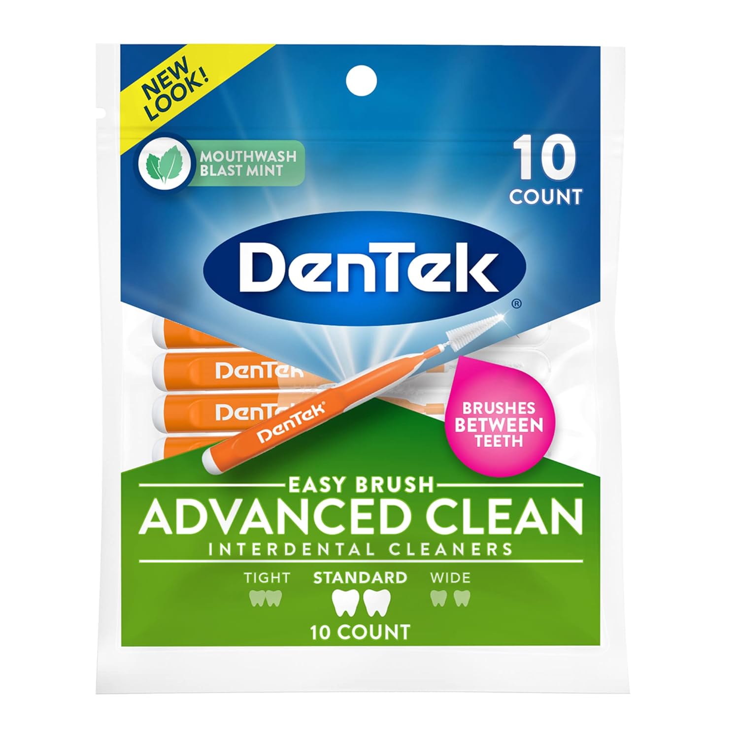 DenTek Easy Brush Advanced Clean Interdental Cleaners