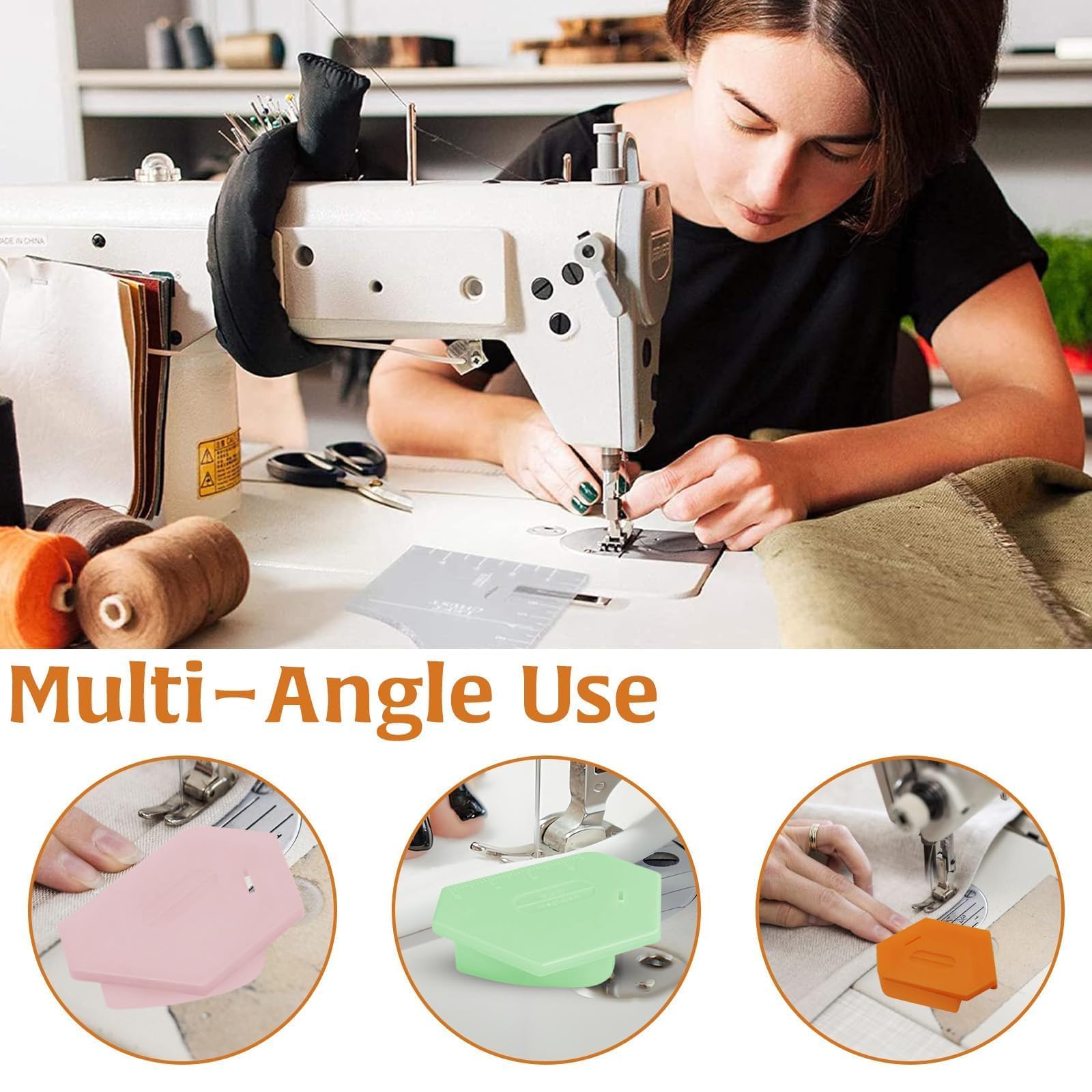 Jecdfs 3-teilige Magnetische Nähführung - Polygonal Design Für Nähmaschinen