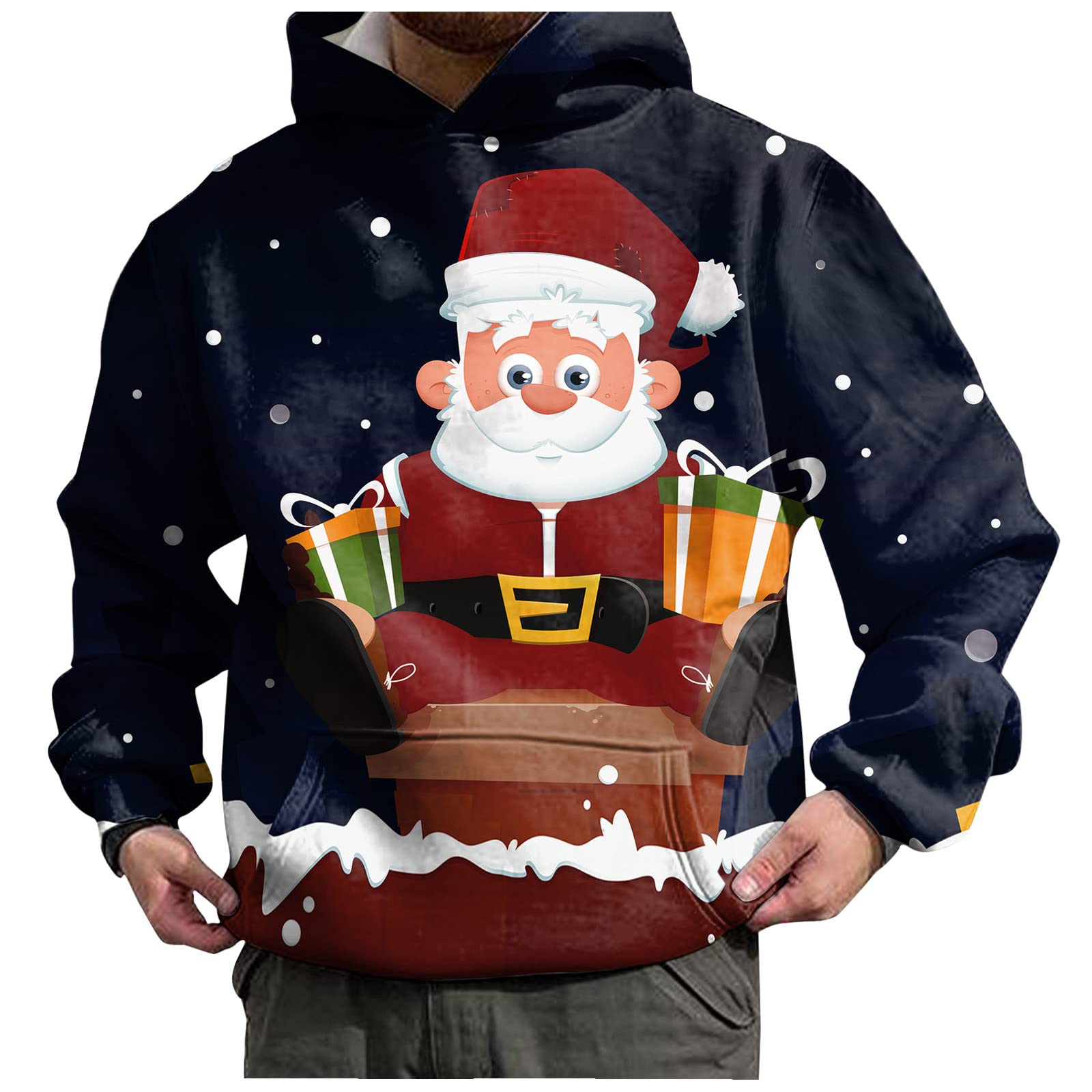Snow It Mens Funny Xmas Jumpers Big And Tall Ugly Christmas
