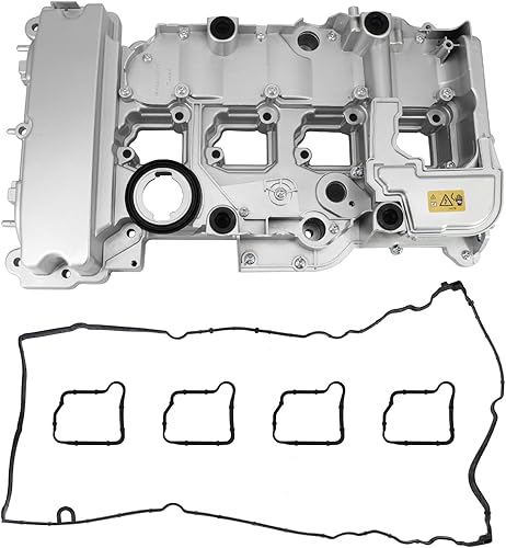 Cubierta de válvula de aluminio mejorada con juntas compatible con Merce-des-Benz C200 C250 E250 SLK200 SLK250, OEM # A2710101730 2710101730