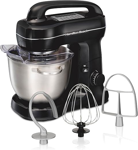 Hamilton Beach 4-Quart Electric Stand Mixer with Attachments