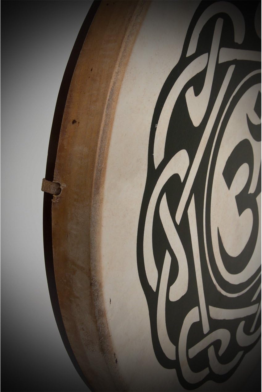 Pretuned Goatskin Head Wood Frame Drum w/Beater 22"x2" Om