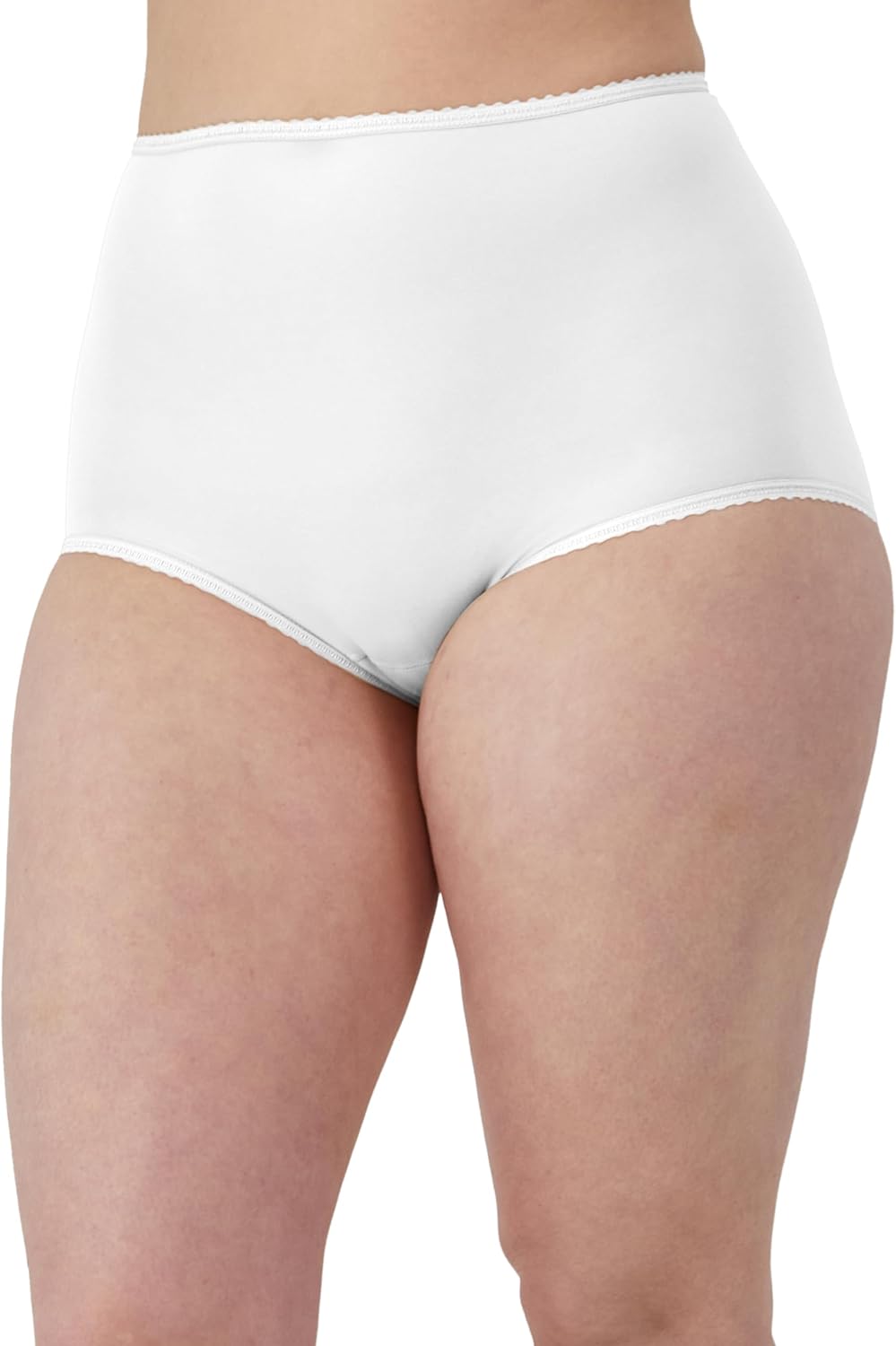 Bali womens Underwear Briefs Pack, 3-pack, Skimp Skamp Brief Panties for Women, Full Coverage, No Show - Image 2