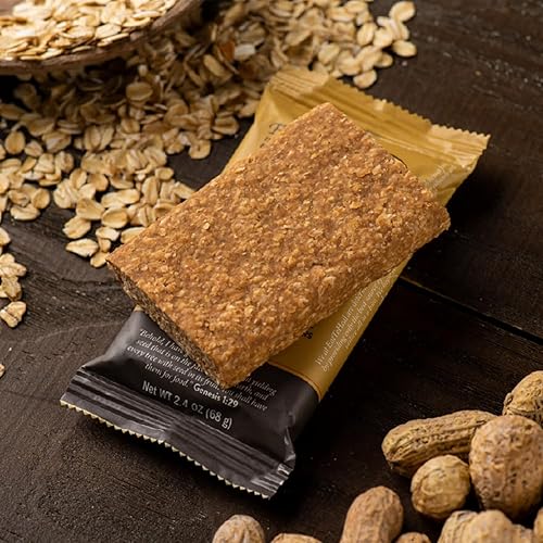 Miniatura 2 de EatToHeal Barras de mantequilla de maní de 24 onzas orgánicas, veganas, saludables y altas en proteínas, bajas en azúcar, sin OMG, nunca horneadas,
