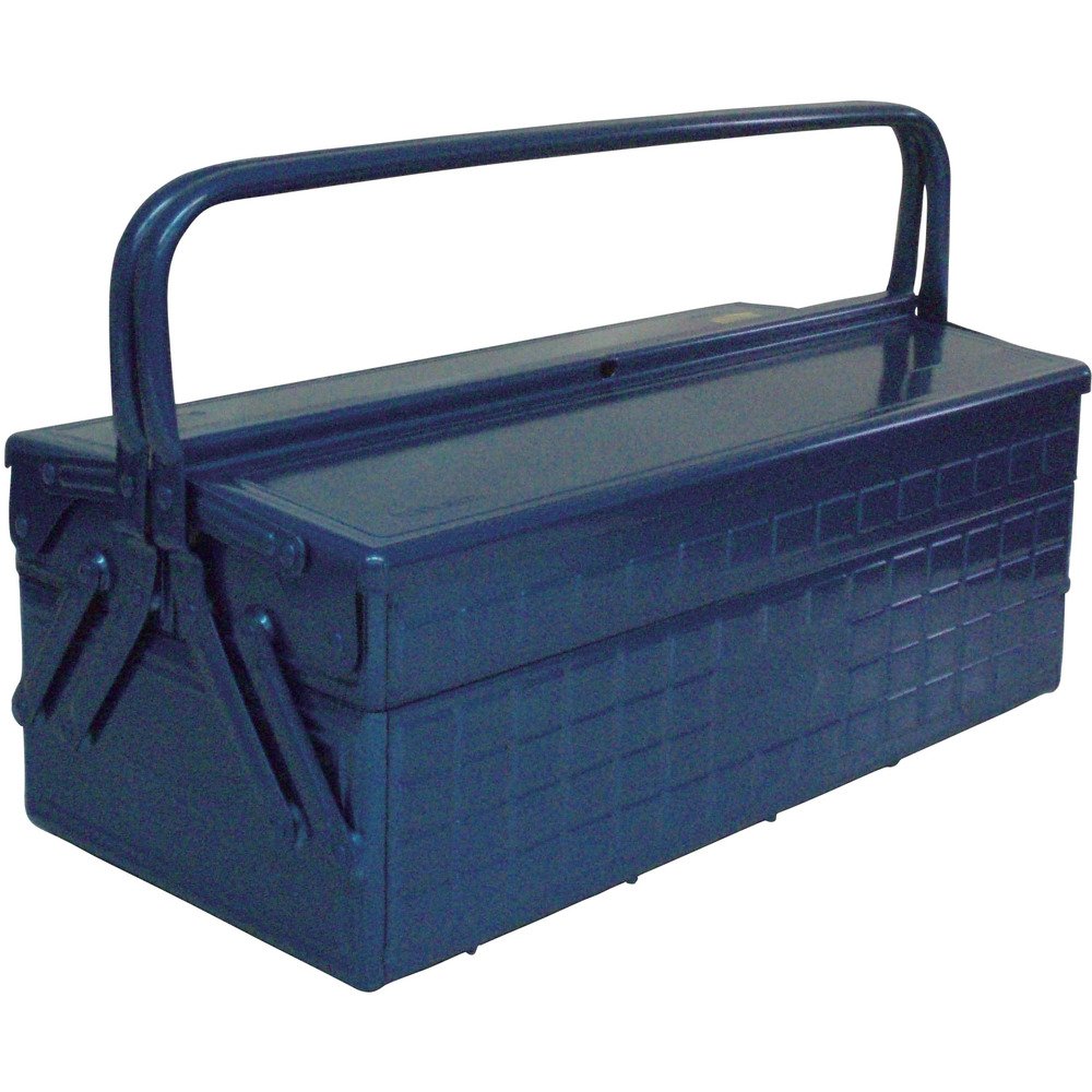 TRUSCO GL-470-B 2-Tier Tool Box, 18.6 x 8.7 x 11.4 inches (472 x