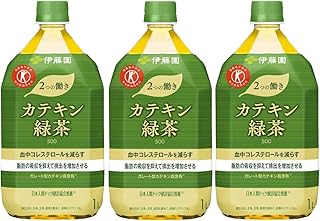 [トクホ]伊藤園 2つの働き カテキン緑茶 1L ×3本
