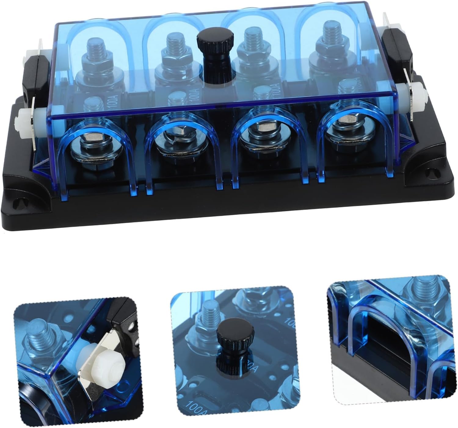 Alipis Car Fuse Holder Panel Automotive Slots Includes User-friendly Design for Easy Replacement Cars and Motorcycles