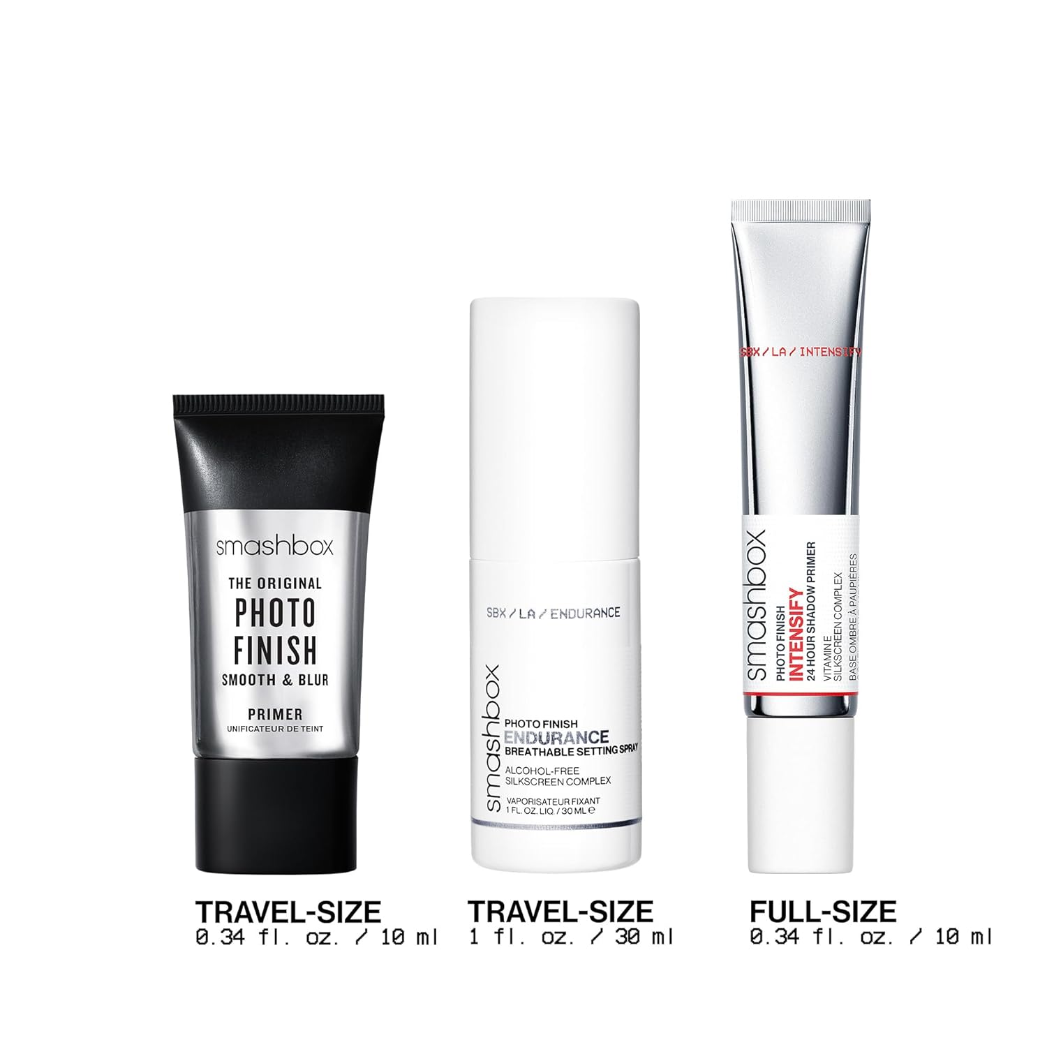 Smashbox On-Set Essentials: Prime + Set Makeup | Trio of Essentials Gift Set Including Primers + Setting Spray for On The Go - Image 7