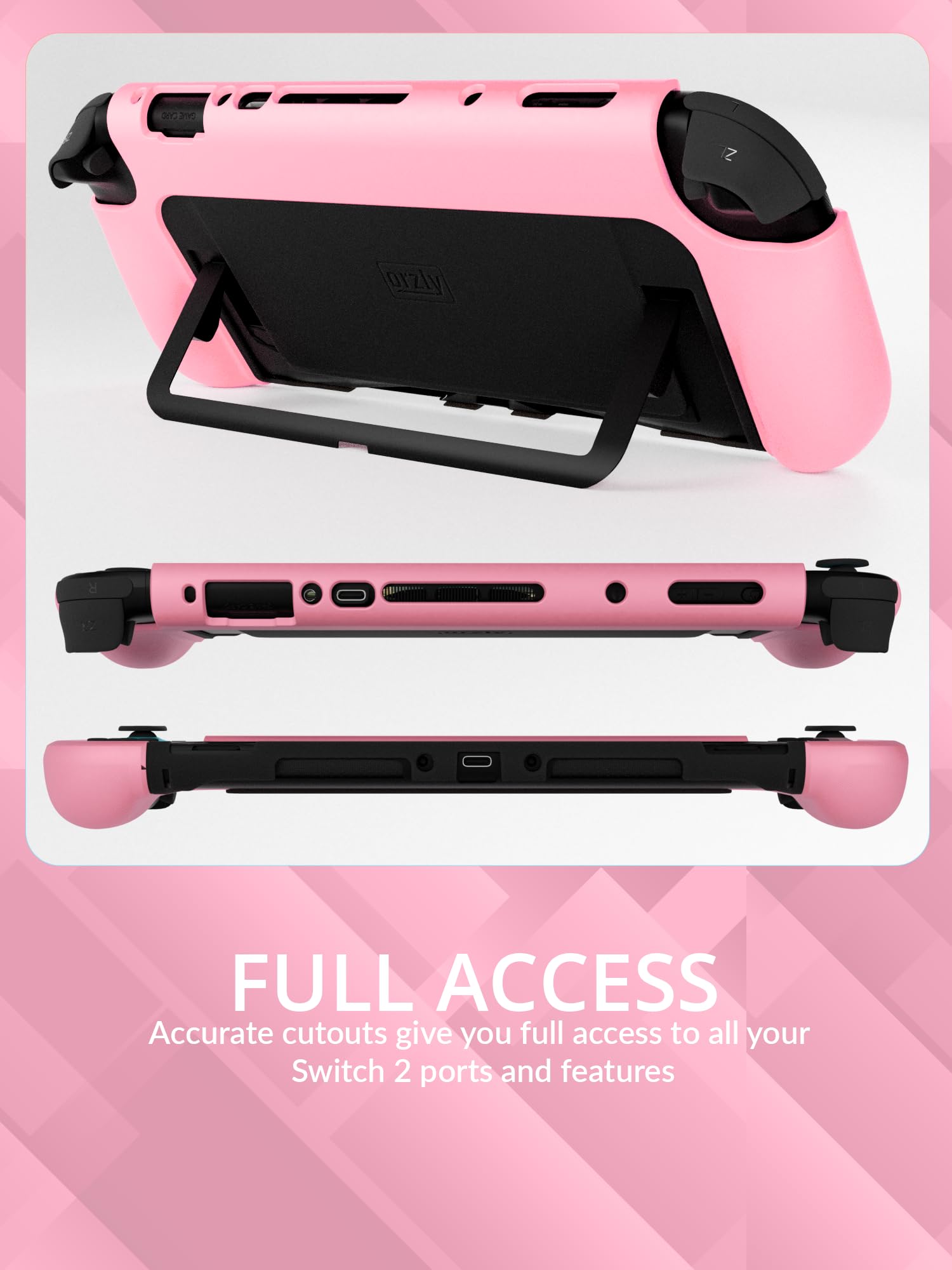 Pack Accessoires Switch 2 – Étui Protection + Protecteurs d’Écran Switch 2 (2025) USB-C Charge Câble Carte Jeux Holder Grip Confort Écouteurs Edition Coffret Cadeau