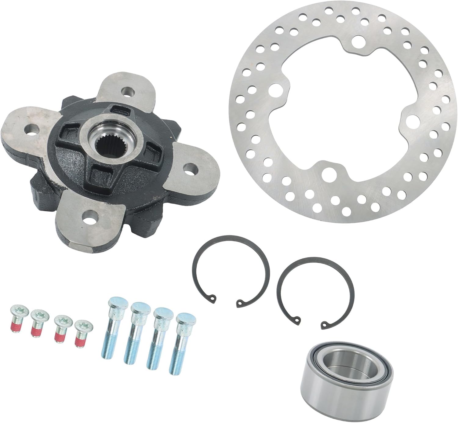Front Wheel Hub Bearing Studs Brake Replacement for 5137387-067 5141046-067 3514699 5254999 Replacement for Polaris Ranger 570 900 1000 2013-2022