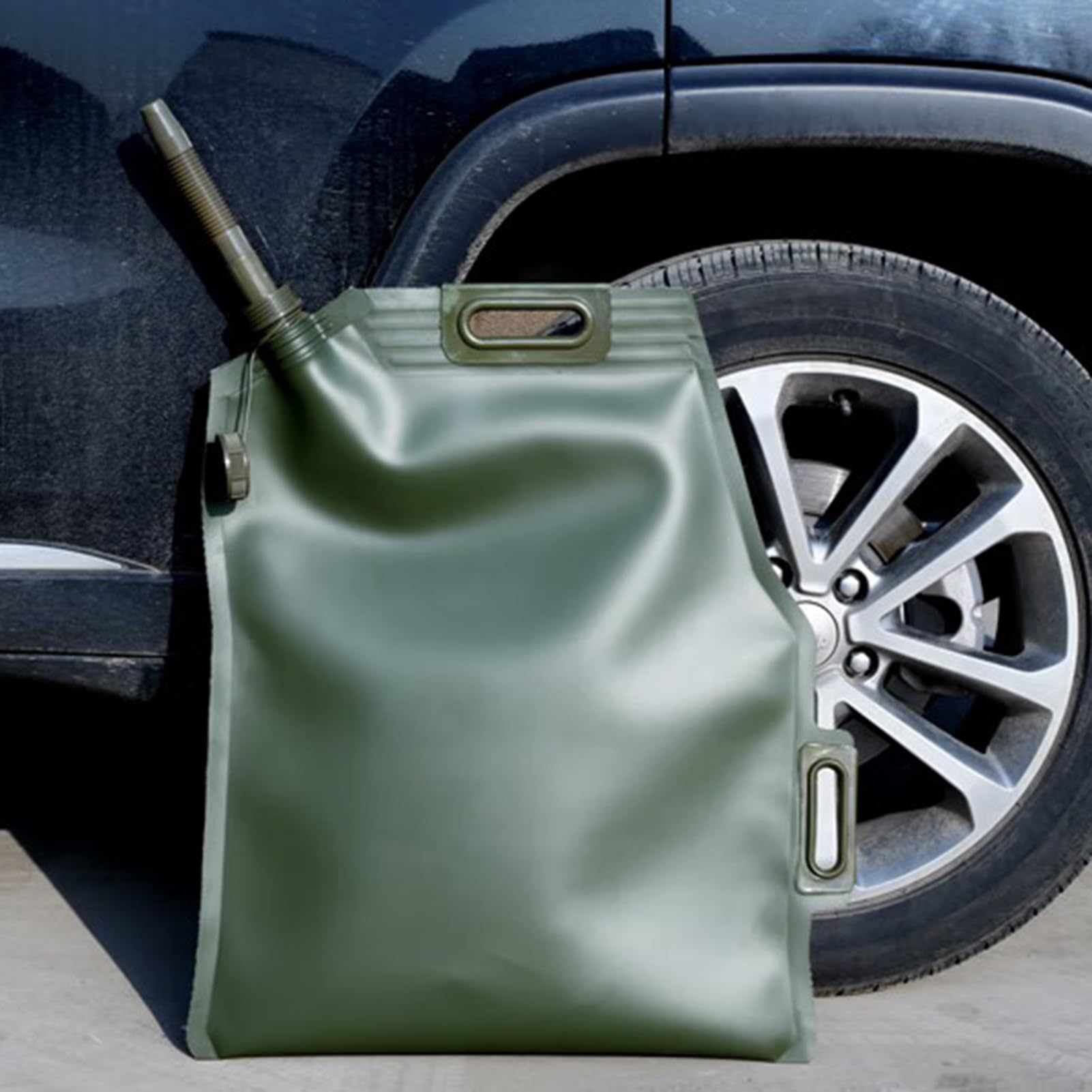 Depósito De Combustible Portátil Bidón De Gasolina Plegable para Emergencias, Acampadas Y Actividades Al Aire Libre,20L