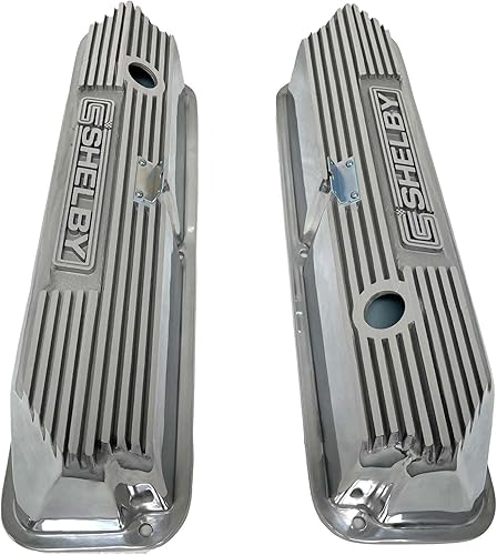 Miniatura 4 de Compatible con Ford FE Tall Shelby Valve Covers  Pulido  Aluminio fundido  Ansen USA