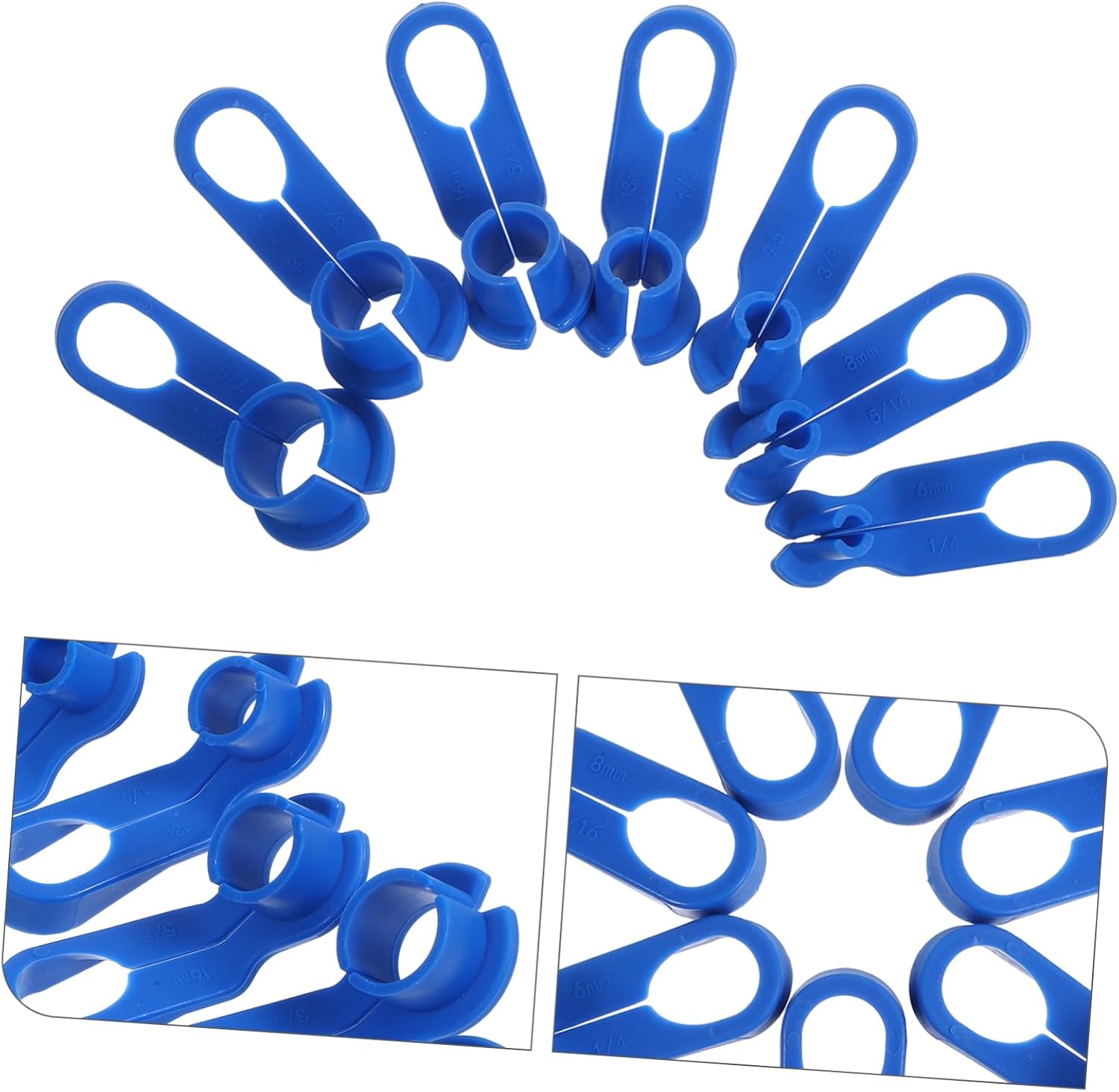 GARVALON 7pcs Fuel Line Disconnect Tool Automotive Maintenance Efficient Removal of Fuel Lines Compatible Multiple Vehicle Models Durable Construction
