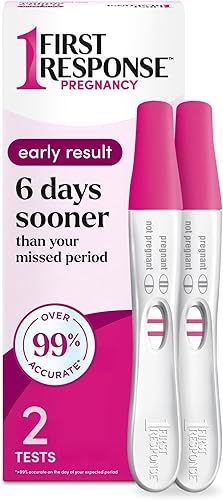 Miniatura 14 de First Response Prueba de embarazo de resultados tempranos, 2 unidades (el embalaje y el diseño de prueba pueden variar) (paquete de 2)