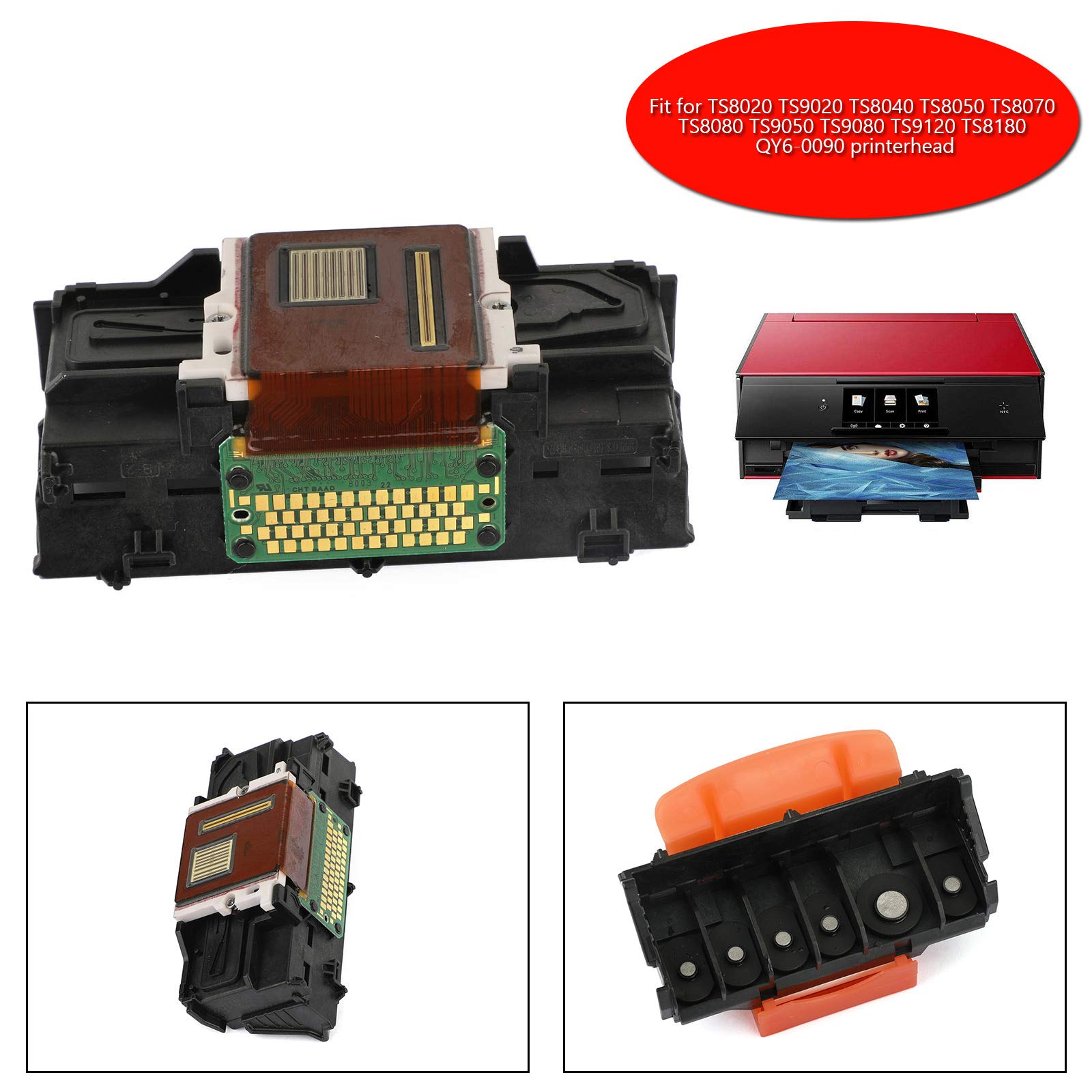 Topteng Testina di stampa QY6-0090 per stampante TS8020 TS9020 TS8040 TS8050 TS8070 TS8080 TS9050 TS9080 TS9120 TS8180
