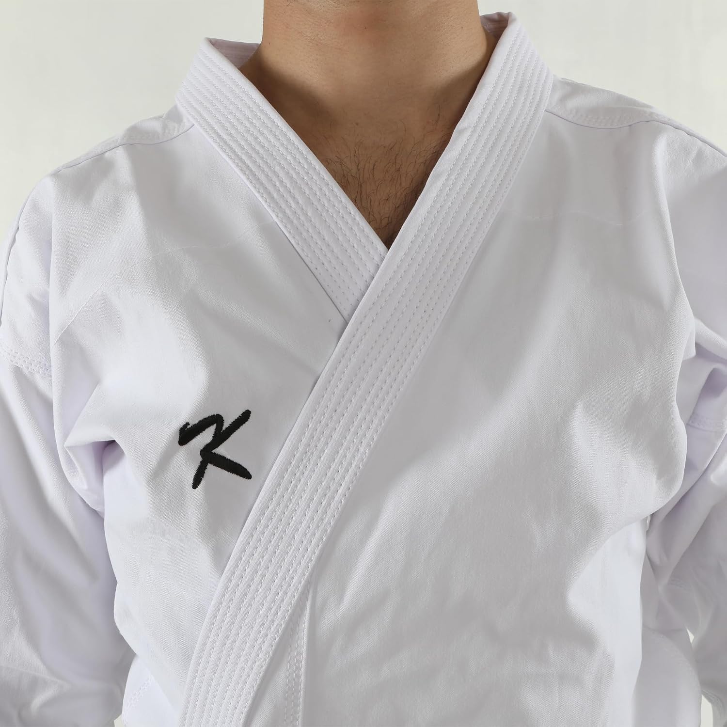 Kihon Bunkai Professional Kata Karate Gi, WKF Approved, Heavyweight Cotton-Poly Uniform
