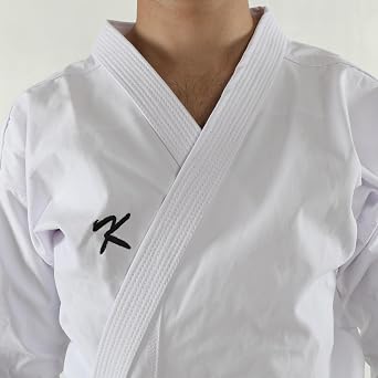 Kihon Bunkai Professional Kata Karate Gi, WKF Approved, Heavyweight Cotton-Poly Uniform