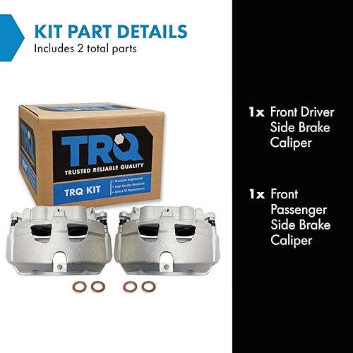 Vista 1039 de TRQ - Juego de pinzas de freno delantero