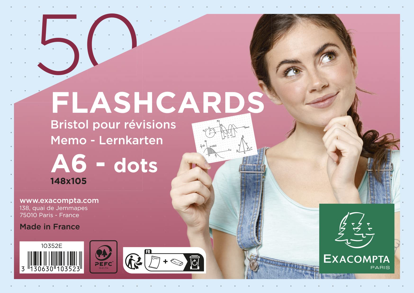 Liamba Lernkarte Pocket | 2 x 100 Karteikarten für unterwegs mit dem Liamba Lernkarte Pocket | 2 x 100 Karteikarten für unterwegs mit dem