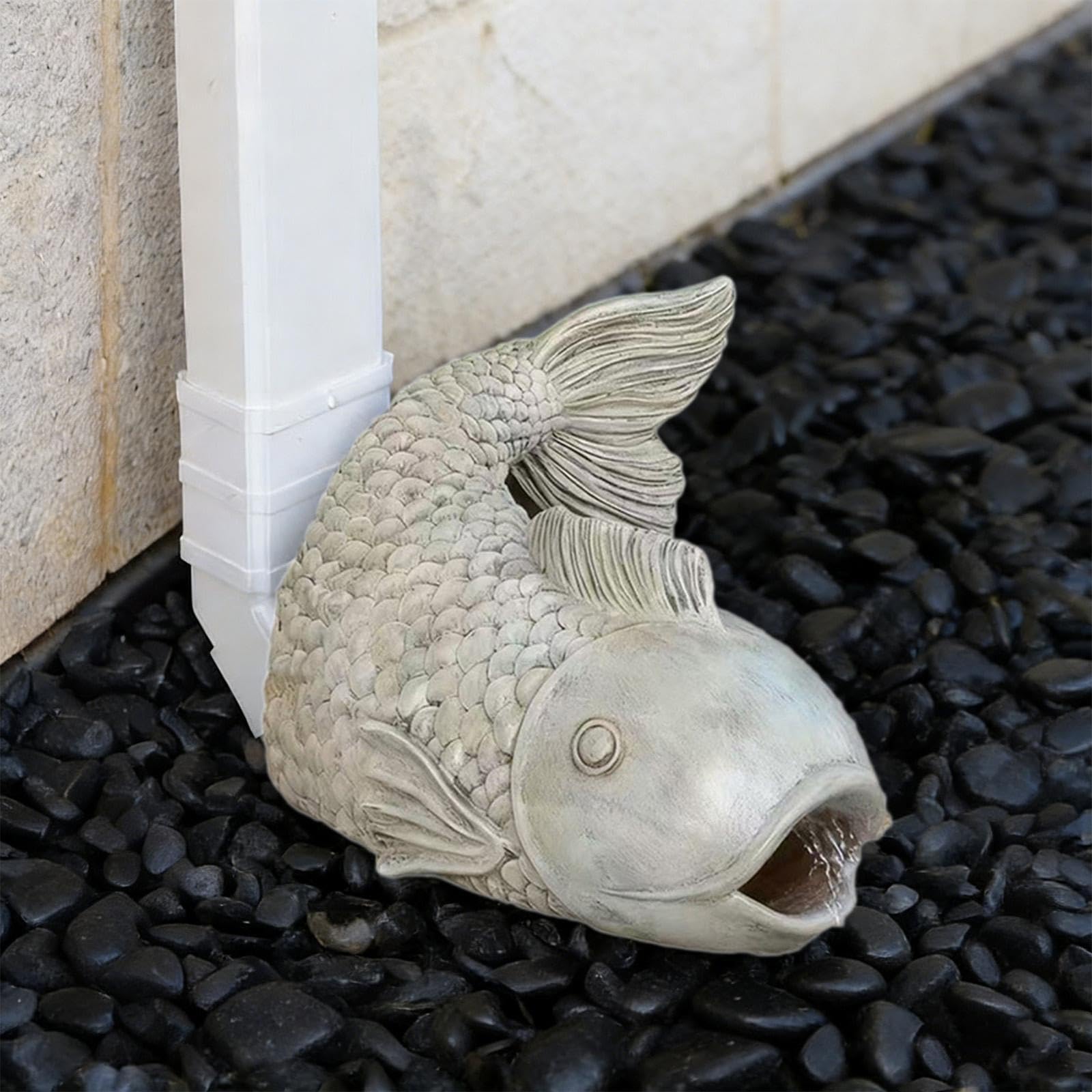 KESOTO Desviador de, Extensión de Canalón en Forma de, Extensión de Cerca Decorativa para Patio.