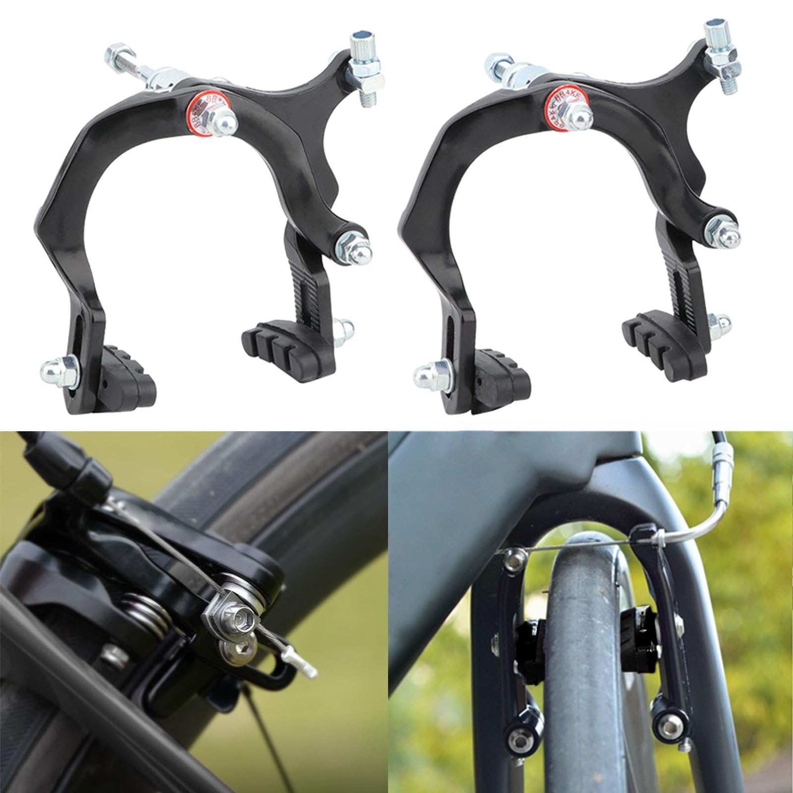 Durability Aluminum Alloys Bike Brake Caliper Efficient Braking Bike Caliper For City Commuters