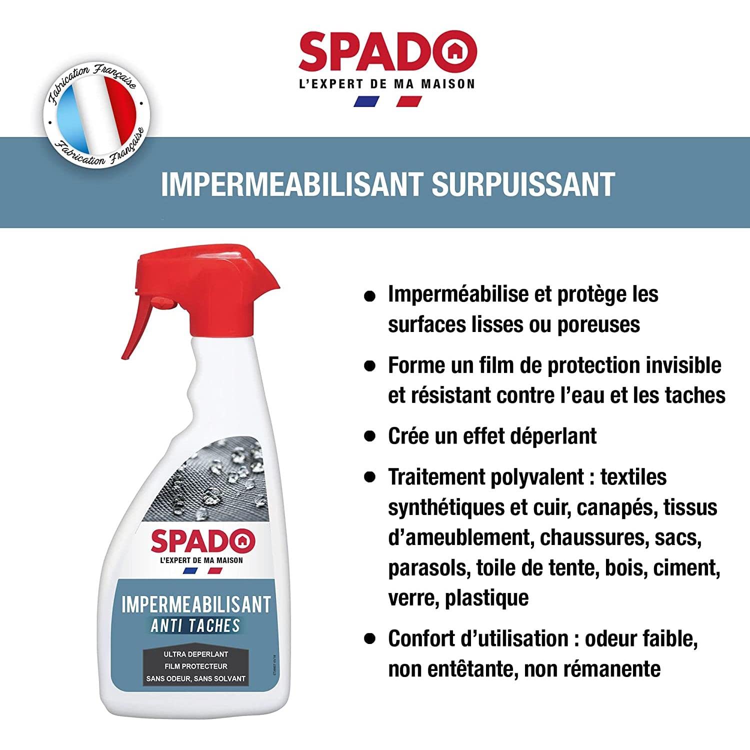 spado impermeabilizzante Anti Macchie – Set di 3