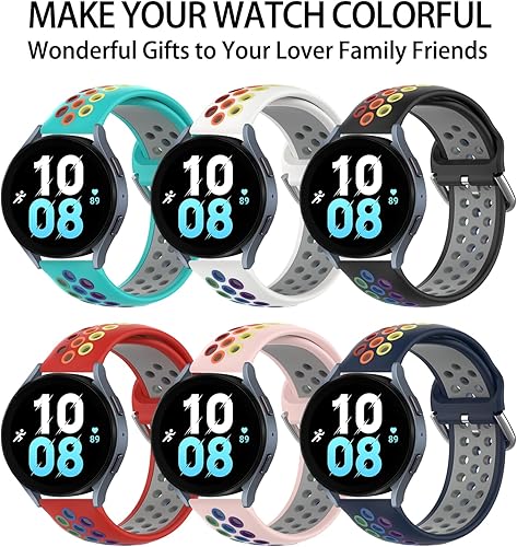 Miniatura 4 de Pailebi Correa de reloj de liberación rápida de 0.787in para Samsung Galaxy Active 2 de 1.575in 1.732in, Galaxy Watch 4Galaxy Watch de 1.654in, Gear