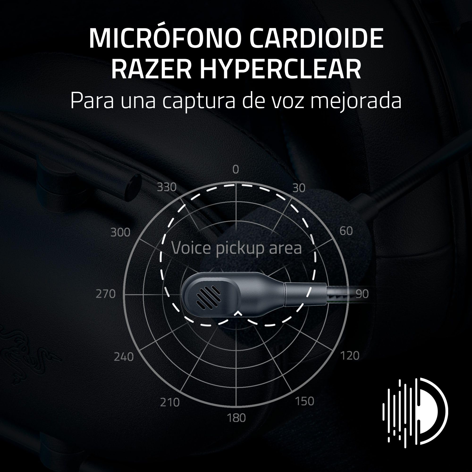 Razer Blackshark V2 X (PlayStation) - Auriculares con Cable para Consola PlayStation (PS5) (240g, Micrófono cardioide, Diafragmas de 50mm, Cancelación pasiva del Ruido, Conector de 3,5 mm, PC) Negro
