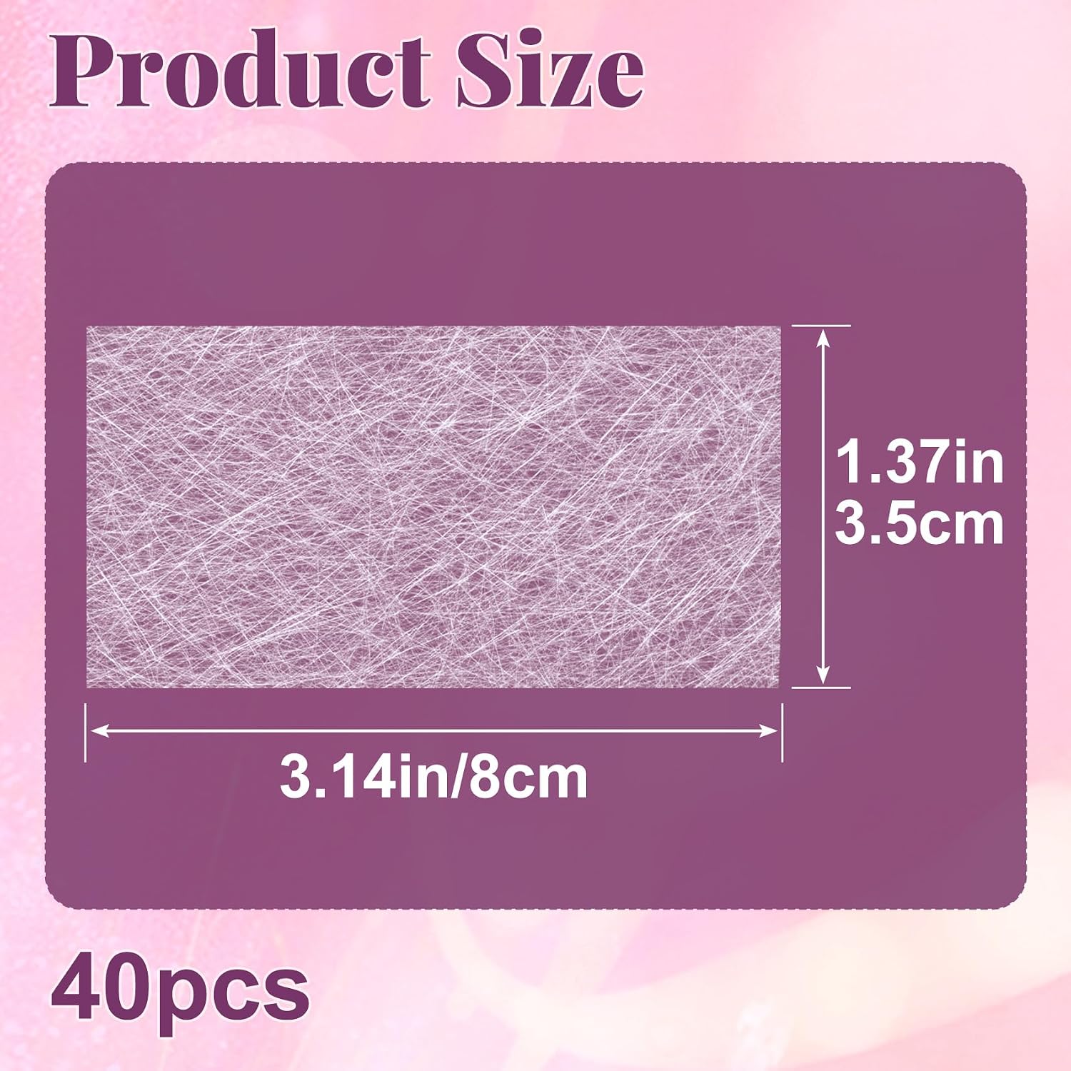 SmallCat 40 Pcs Silk Nail Wrap Kit for Broken Natural Nails, Silk Wrap for Nails, Nail Silk Wrap, Nail Repair Kit for Broken Nail Fix Extender, Home Use, Salon