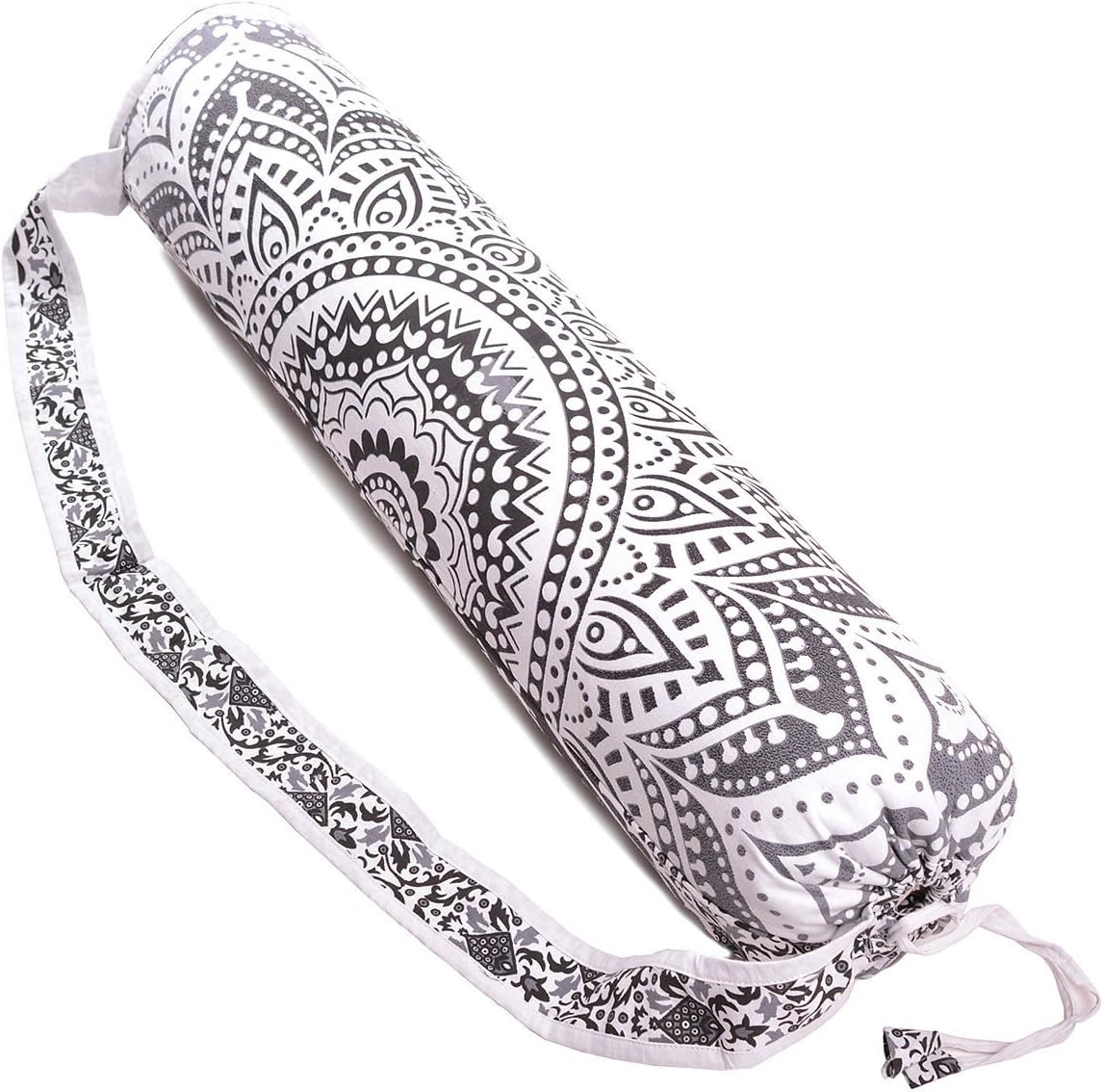 GANESHAM Indian Handmade Ombre Cotton Yoga Mat Bag with