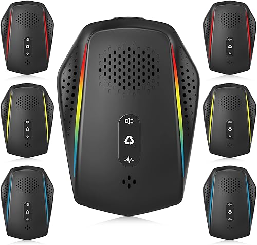 Repelente ultrasónico de insectos y plagas para interiores, repelente para roedores, ratones, ratas, cucarachas, hormigas, arañas, insectos, moscas,