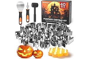 40-Piece Bulk Pumpkin Carving Kit for Carefree Halloween Fun