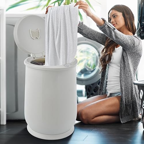 Miniatura 9 de WELLHUT Calentador de toallas para baño con soporte para fragancia, calentador de toallas de spa de lujo, calentador de toallas, apagado automático,