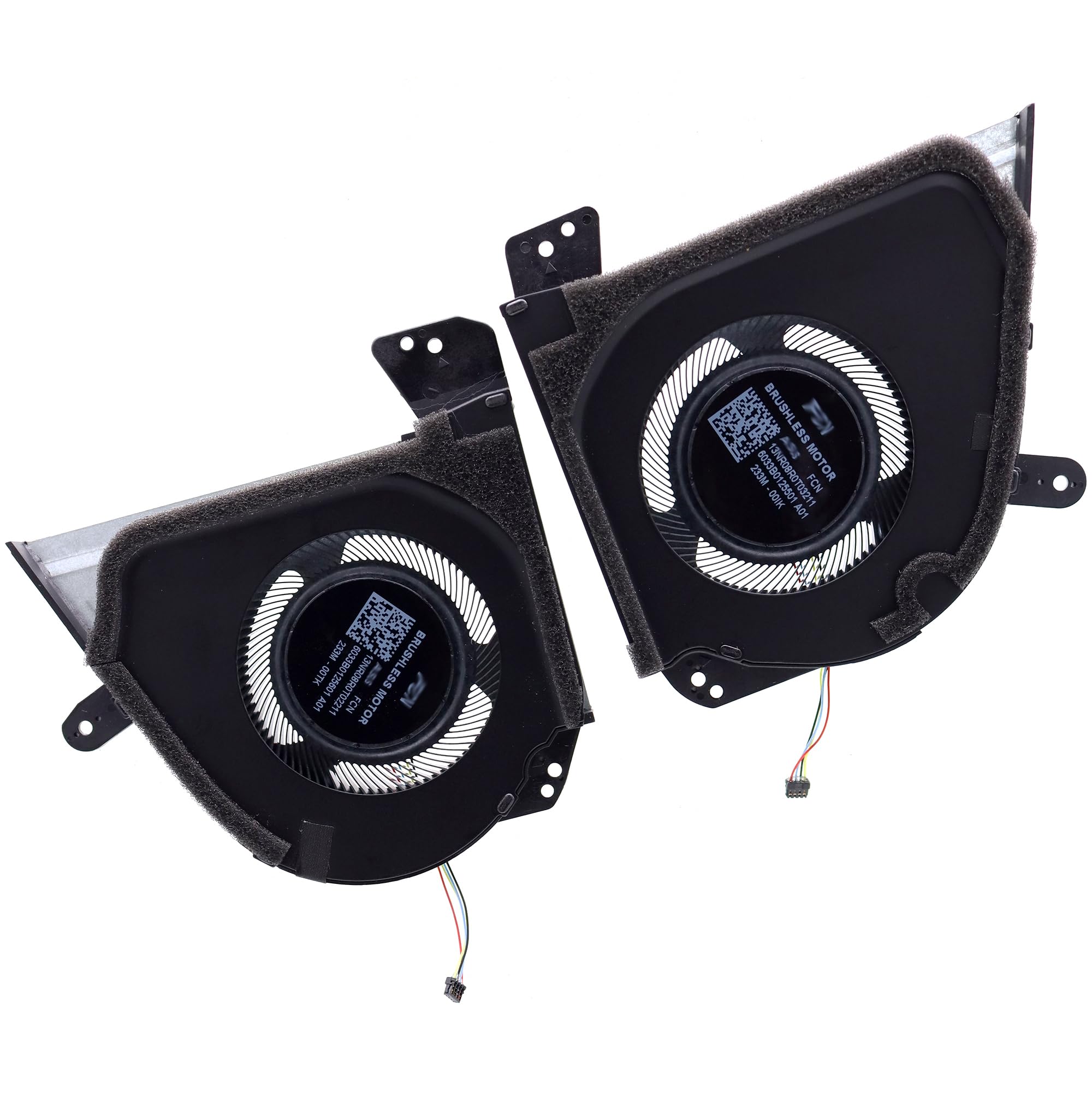 Laprite New CPU GPU Cooling Fan For ASUS Zephyrus GA503 GA503Q GA503QS GA503QM GA503QR GA503QC GU603H GU603HR GU603HM GU603HE GU603ZW GU603Z GU603ZM GU603ZW GU603ZX Series FN22 FN23 DC12V Fan