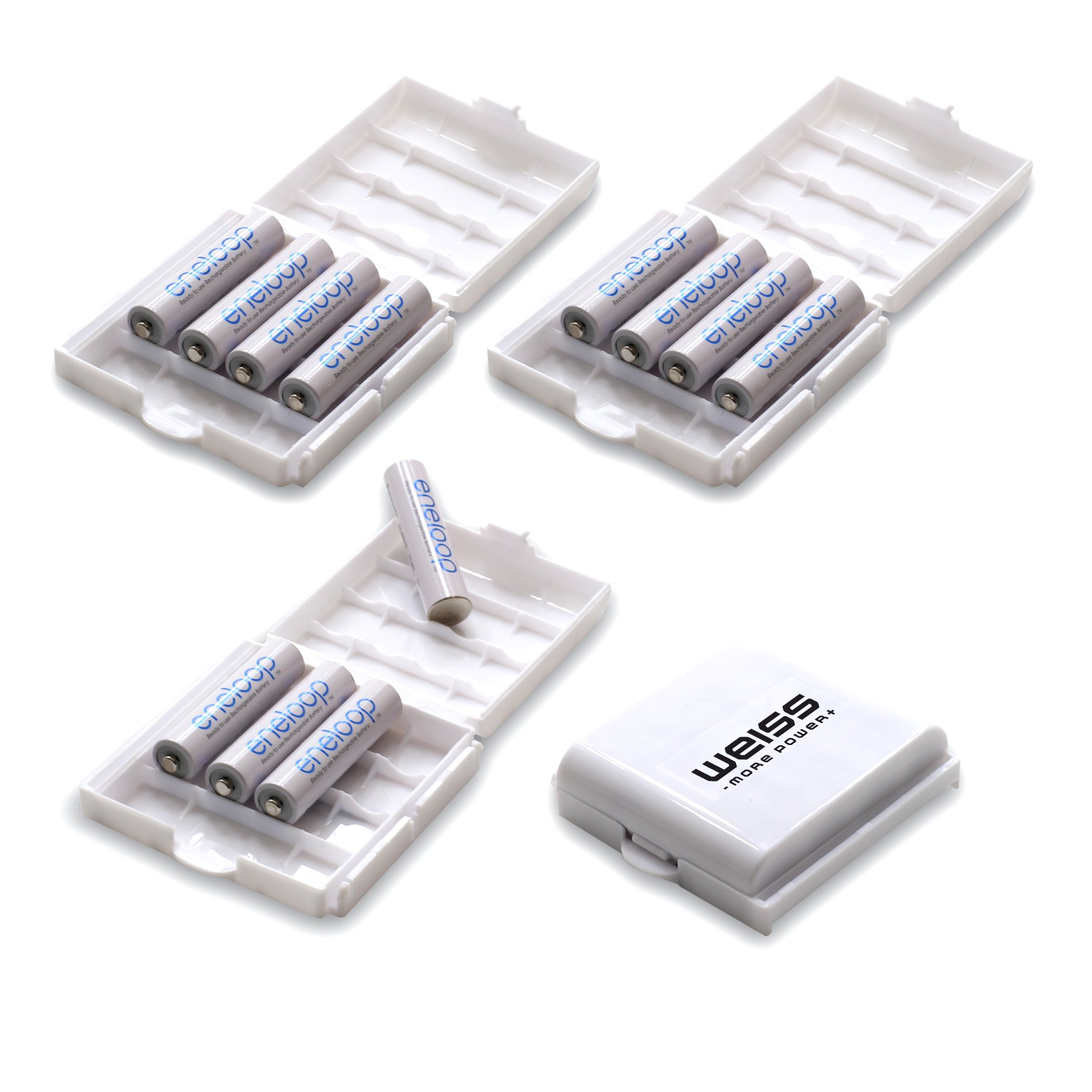 Sanyo Eneloop Piles micro AAA Lot de 16 800 mAh (Import Allemagne)