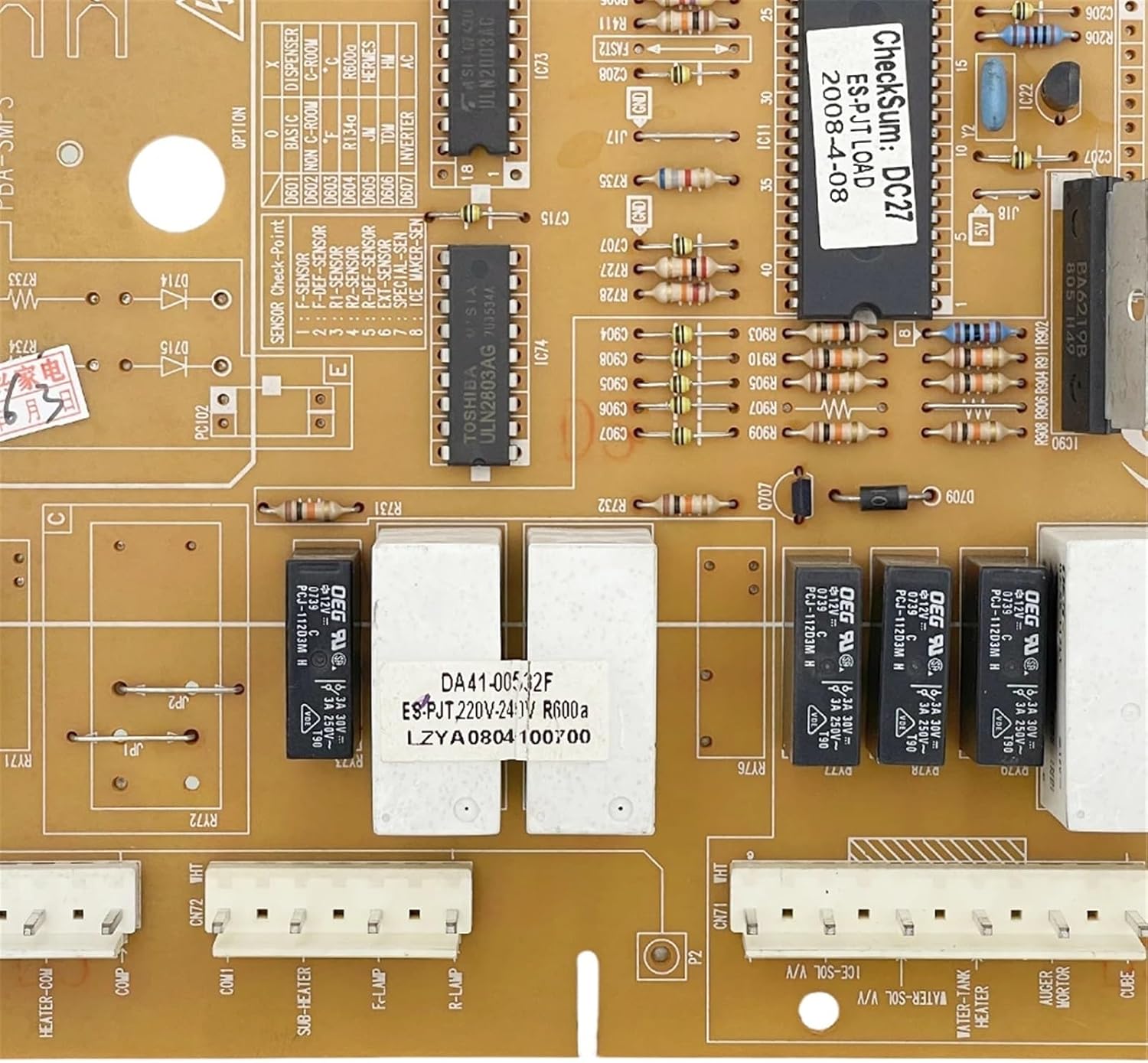 Refrigerator Control Board DA41-00532F Circuit PCB Fridge Motehrboard Freezer Parts